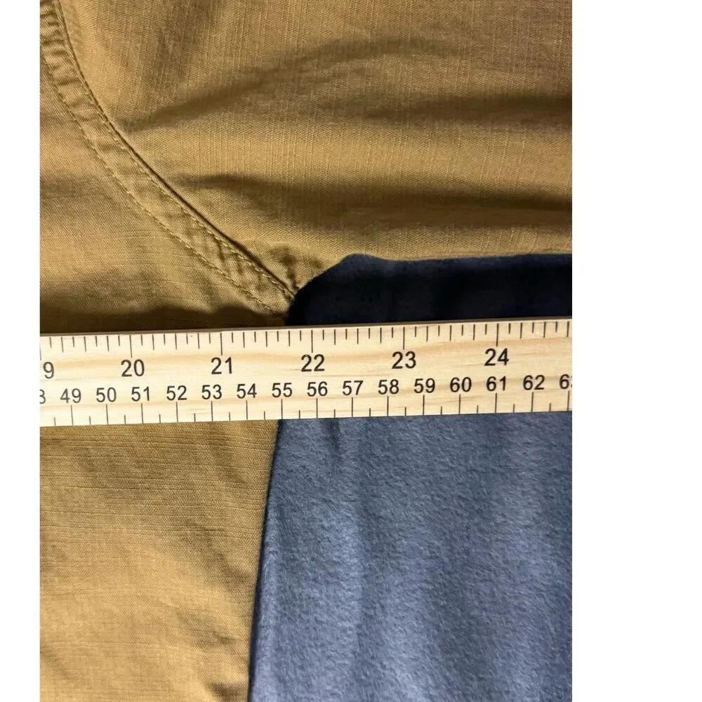 Sean John Mens Shirt Tailored Fit‎ Button Up Long Sleeve Sz Medium Golden Brown